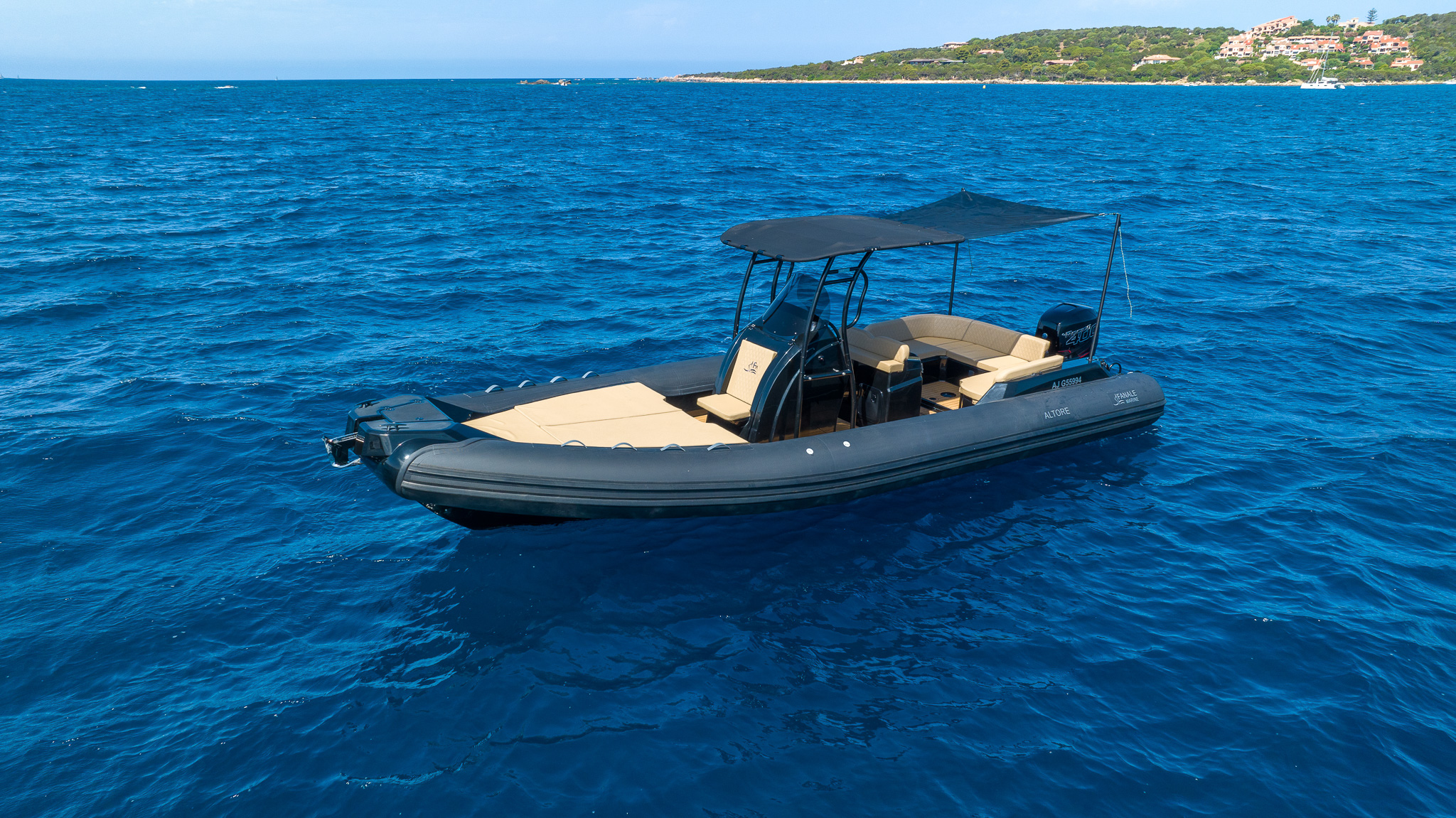 Altore 900 - vue aérienne en navigation